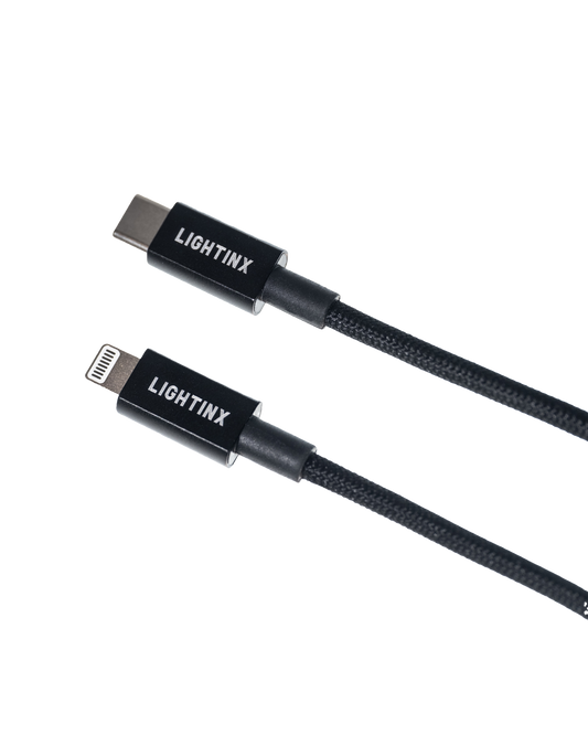 LightinX USB C to Lightning Cable 3.3 ft, 480 Mbps Data Transfer, 27W PD3.1 Fast Charging, Compatible with Versa Tech Charger